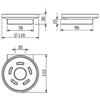 Kludi 3198553 Kludi 31 985 53 VELA C мыльница белый матовый