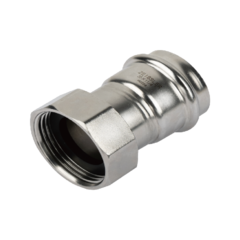 Пресс-фитинг из нержавеющей стали ДУ-28mm*3/4 с накидной гайкой TIM ZTI.508.002805