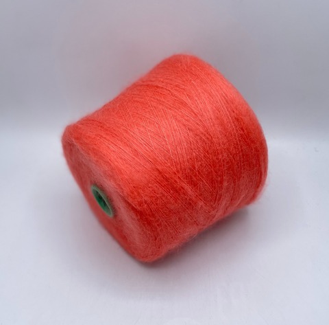 Filcom (пр.Италия), art.Aurora, 850м/100 гр. 70% Суперкидмохер, 30% Шелк , цвет-Коралл (640) арт-36276