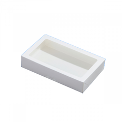 Упаковка белая с окном 20х12х4 см