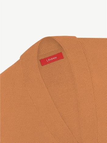 Кардиган с пуговицами из мягкой шерсти