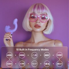 Вибратор с двойной стимуляцией Magic Ponder синий от Magic Motion