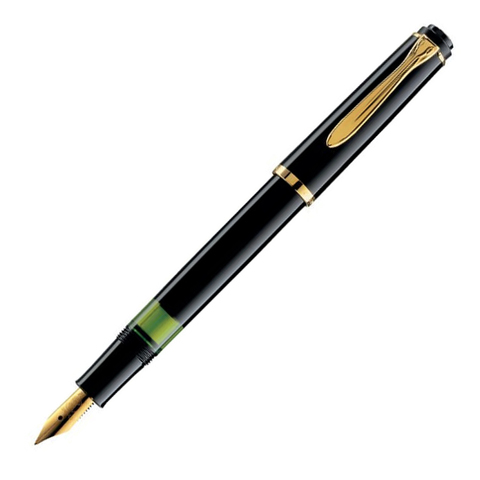 Ручка перьевая Pelikan Elegance Classic M150 Black GT, F (993535)