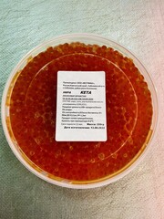 Икра лососевая кета 250г пл/б Камчатка