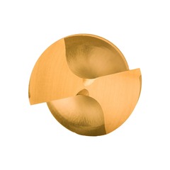 Сверло по металлу к/х 23,0x253/155мм DIN345 HSSE-Co5 TiN KM2 118° h8 6xD Ruko 204230T