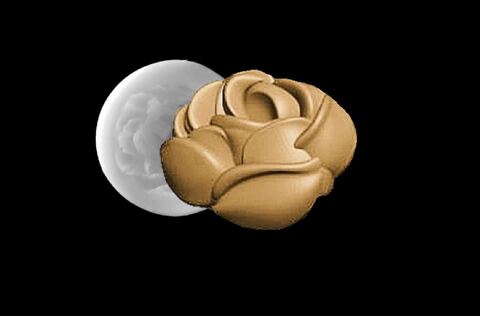 Силиконовый молд Роза 5/5