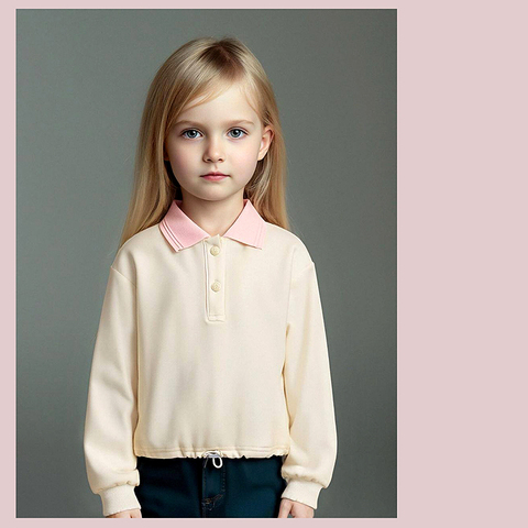 Блуза хлопок д (6-10) 260216-FW678