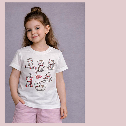 Футболка хлопок д (2-5) 260416-N572