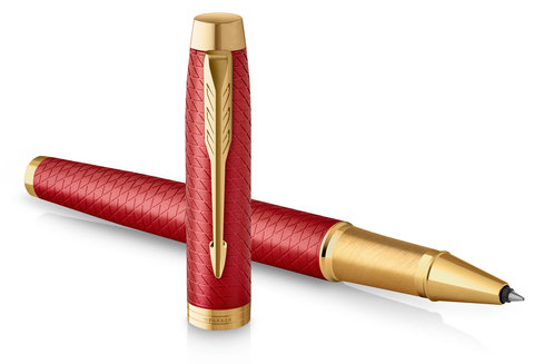 Ручка-роллер Parker IM Premium T318, Red GT (2143647)