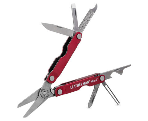 Мини-мультитул Leatherman Micra Red, 10 функций, цвет красный (64330181N) | купить в официальном интернет-магазине Multitool-Leatherman.Ru