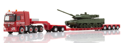 Тягач MB Actros `02 с пп с танком Leopard 2A7