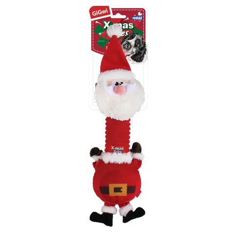 GiGwi X-mas TALES игрушка для собак Санта с пищалкой 45см