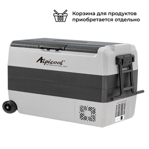 Компрессорный автохолодильник Alpicool ET60 (Двухкамерный, 12V/24V/220V, 60л)