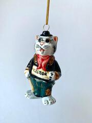 Ёлочная игрушка КОТ БАЗИЛИО