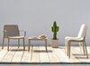 Кресло пластиковое Scab Design Ginevra Lounge, тортора