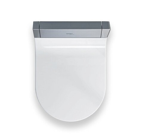 Duravit SensoWash® Slim 610000000000000 Сиденье для унитаза с функцией биде, Duravit, с крышкой, ширина, мм-370, длина, мм-515, высота, мм-115, подключение-скрытое, оснащение-ПДУ, управление функциями крышки и сиденья с помощью электричества, душ для