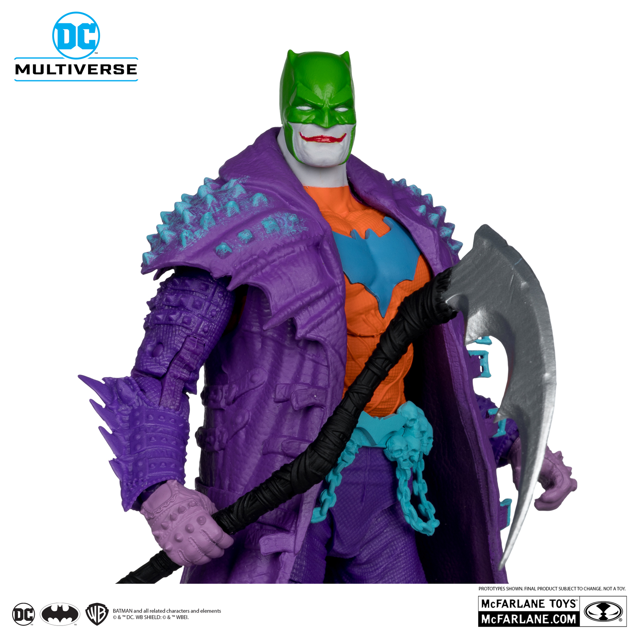 Фигурка Бэтмен Темные ночи Бэтмен Металл Jokerized Gold Label