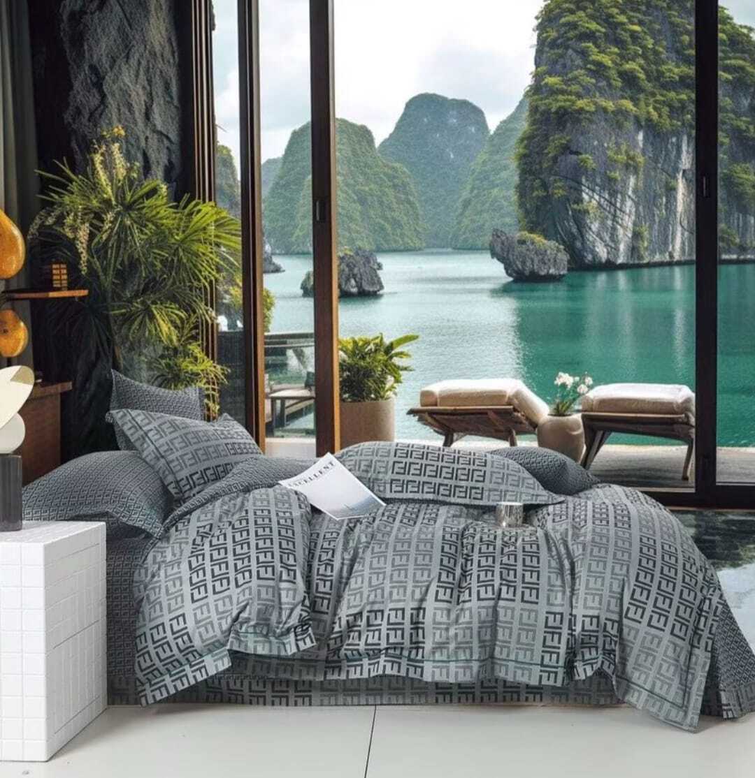 Комплект полуторка Сатин Зеленый