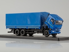 KAMAZ-65117 flatbed truck restyling blue 1:43 Start Scale Models (SSM)