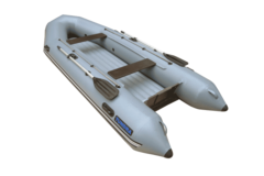 Надувная лодка Лидер Тундра-380 EXTRIM (серая)