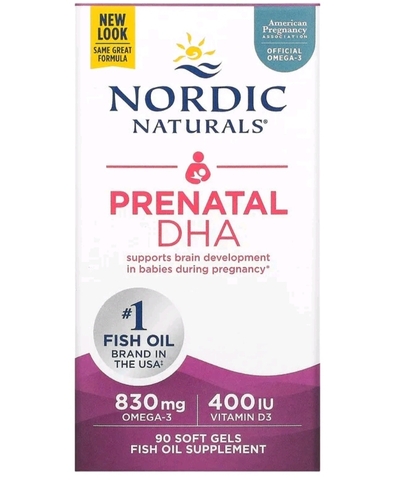 Nordic naturals,пренатальная ДГК, без добавок, 90 капсул
