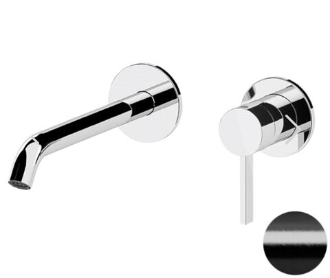 Remer Metrica MC15PCFP Смеситель для раковины, черный брашированный хром