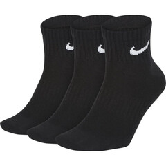Носки теннисные Nike Everyday Cotton Cushioned Ankle - 3 pary/black/white
