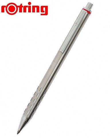 Ручка-роллер Rotring Jazz Capless, автоматическая, бесколпачковая, Chrome Steel (R 502719)