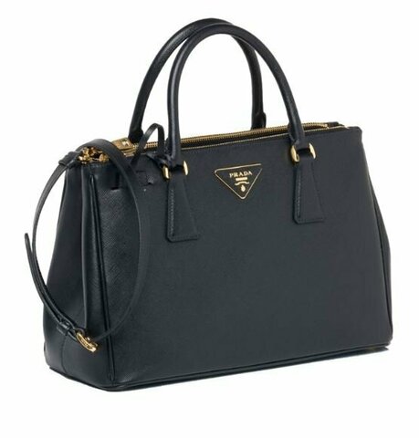 Большая сумка Prada Galleria из сафьяновой кожи