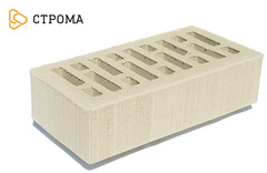 Кирпич лицевой СТРОМА Латте Бархат