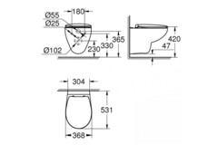39499000 Инсталляция Grohe Solido Набор 4 в1
