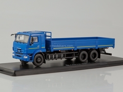 KAMAZ-65117 flatbed truck restyling blue 1:43 Start Scale Models (SSM)