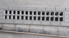 Панель наборная гладкая PG-03 "кирпич": (с продувом) 49см*200см