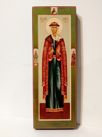 Мерная икона Святая София Слуцкая икона в рост ребенка