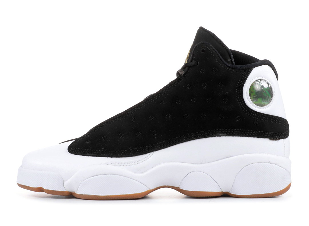 air jordan 13 retro black and white