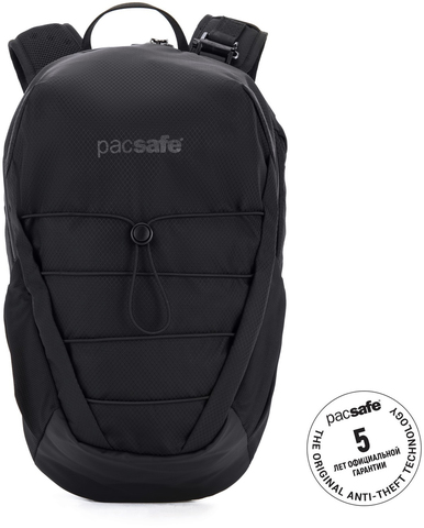 Картинка рюкзак городской Pacsafe Venturesafe X12 Черный - 1