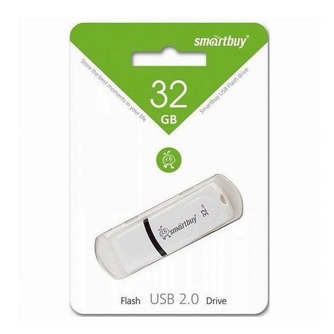 32GB USB-флеш накопитель PAEAN SMARTBUY белый