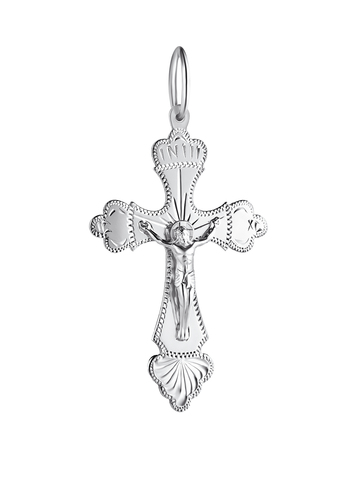 Крестик православный из серебра