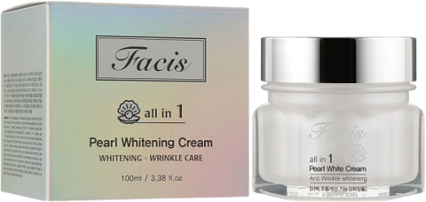 Jigott Facis All-In-One Pearl Brightening Cream Крем для лица многофункциональный с жемчугом