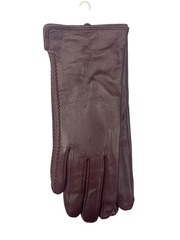 Перчатки. Женские. Материал верха: Кожаные. Подклад: Плюш-флис. В упаковке 5 шт.
