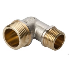 Фитинг-уголок UNITED PARTS для компрессора, резьба внешняя  3/8