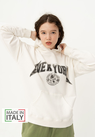 Худи Bowery NYC "New York" Off White