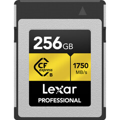 Карта памяти Lexar Cfexpress B 256GB Professional 1750 / 1500 MB/s GOLD