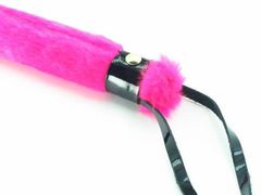 Нежная плеть с розовым мехом BDSM Light - 43 см. - 