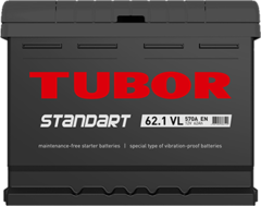 TUBOR Standart 6СТ-62 аккумулятор