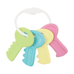 Игрушка-погремушка "Ключи", 3+ мес., полипропилен (фиолетовый)