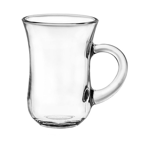 Стаканчик для воды и переливания мини с ручкой, стекло