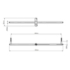 TOTO SHOWERS Штанга для душа с держателем, 150x69x65мм, цвет: хром VHC600