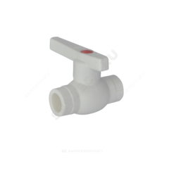 Кран шаровой PP-R белый Дн 32 внутренняя пайка OPTIMA VALFEX VALF 10145032