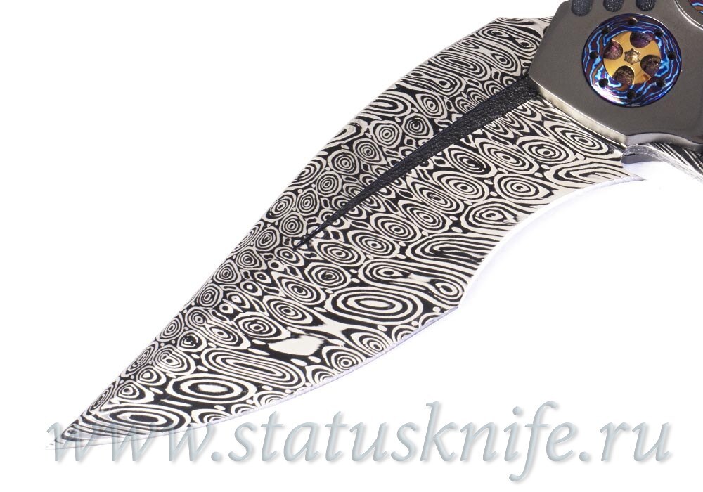 Нож Ron Best knives Damascus Zirconium Full Custom